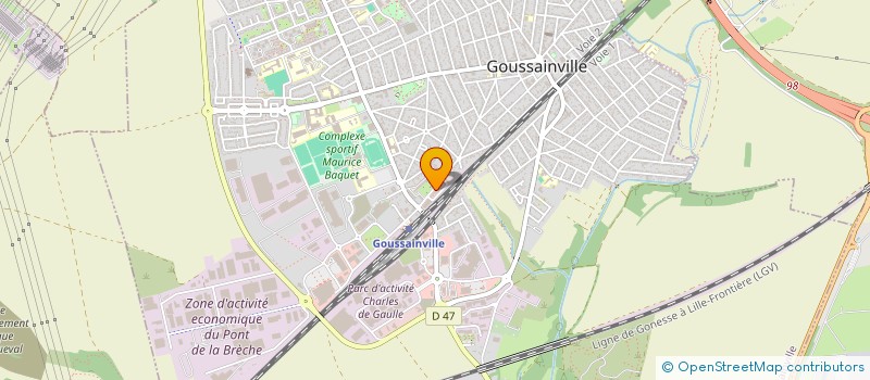 localisation de l'entreprise SOCIETE FIT FORM SARL à GOUSSAINVILLE