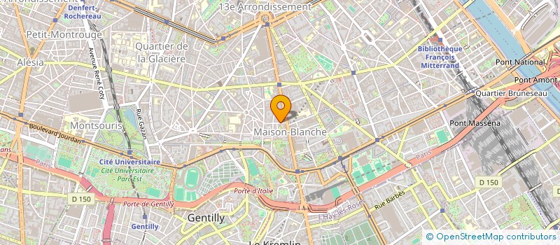 localisation de l'entreprise SOCIETE FOCAD DIVISION PROPRAD  PARIS