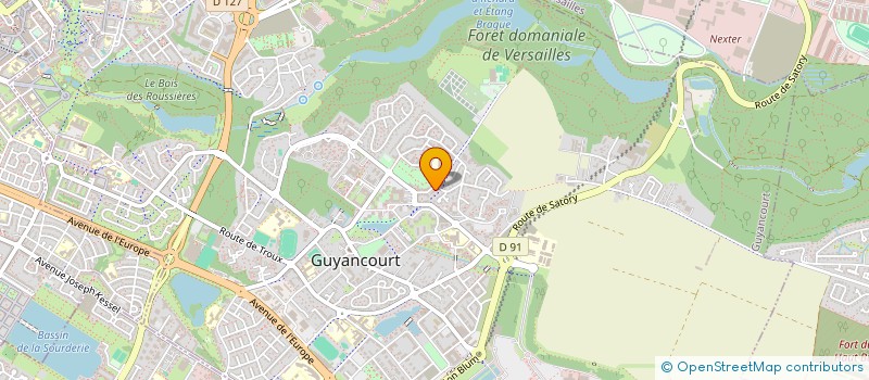 localisation de l'entreprise SOCIETE FOMBI à GUYANCOURT