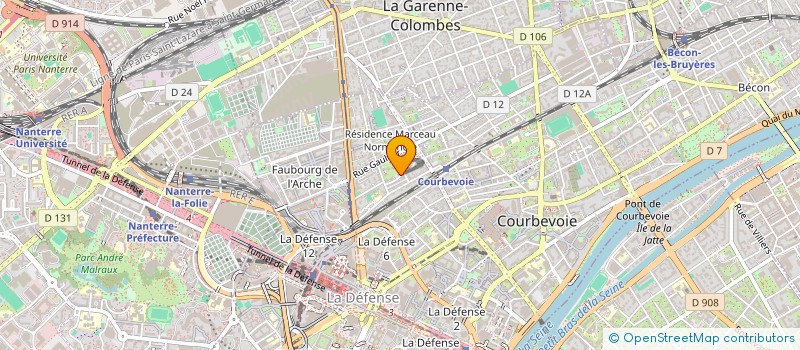 localisation de l'entreprise SOCIETE FONCIERE D'INVESTISSEMENT à COURBEVOIE