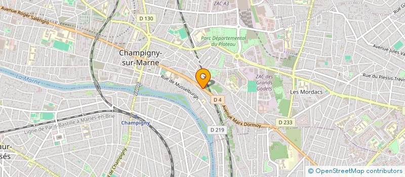 localisation de l'entreprise SOCIETE FONCIERE DE FALFAS  CHAMPIGNY-SUR-MARNE