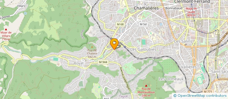 localisation de l'entreprise SOCIETE FONCIERE DE L'HOTEL THERMAL  PARIS