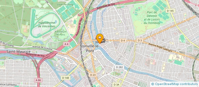localisation de l'entreprise SOCIETE FONCIERE DE LA BRICHE (SFB) à JOINVILLE-LE-PONT
