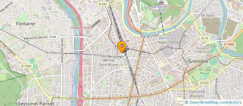 localisation de l'entreprise SOCIETE FONCIERE DE LA FRISE  GRENOBLE