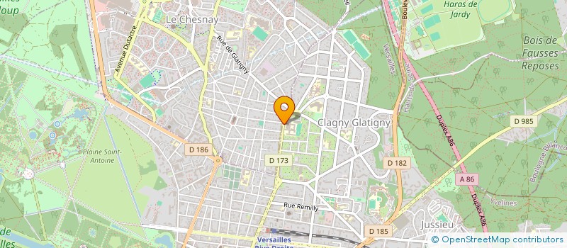 localisation de l'entreprise SOCIETE FONCIERE DE LA RUE REMILLY à VERSAILLES