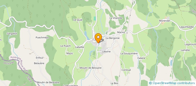 localisation de l'entreprise SOCIETE FONCIERE DE PARLAN à PARLAN
