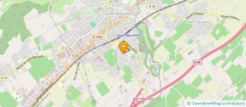 localisation de l'entreprise SOCIETE FONCIERE DE SAVOIE ET DES ALPES DU SUD  SAINT-MARCELLIN