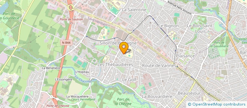 localisation de l'entreprise SOCIETE FONCIERE DU GRAND OUEST  SAINT-HERBLAIN