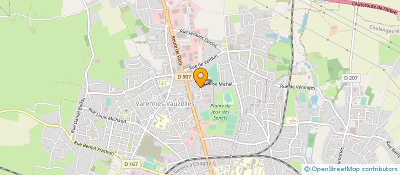 localisation de l'entreprise SOCIETE FONCIERE DU NIVERNAIS à VARENNES-VAUZELLES