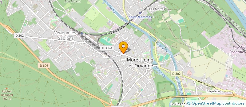 localisation de l'entreprise SOCIETE FONCIERE ET DE RENOVATION à MORET-LOING-ET-ORVANNE