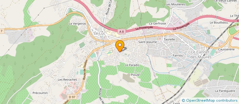 localisation de l'entreprise SOCIETE FONCIERE ETIENNE MARCEL  LE LUC