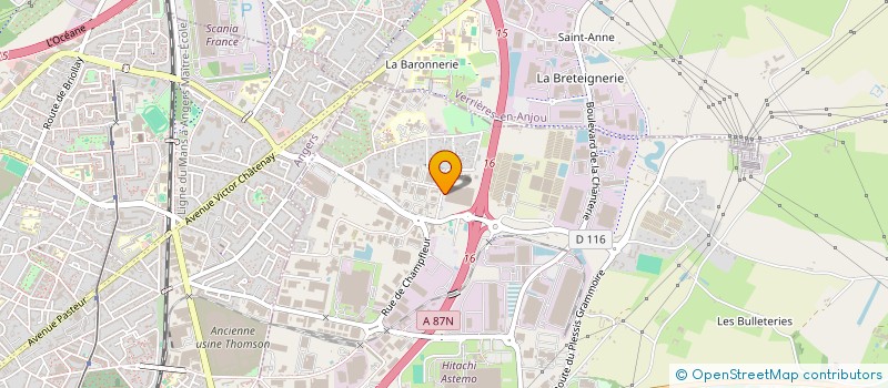 localisation de l'entreprise SOCIETE FONCIERE GLB  SAINT-BARTHELEMY-D'ANJOU