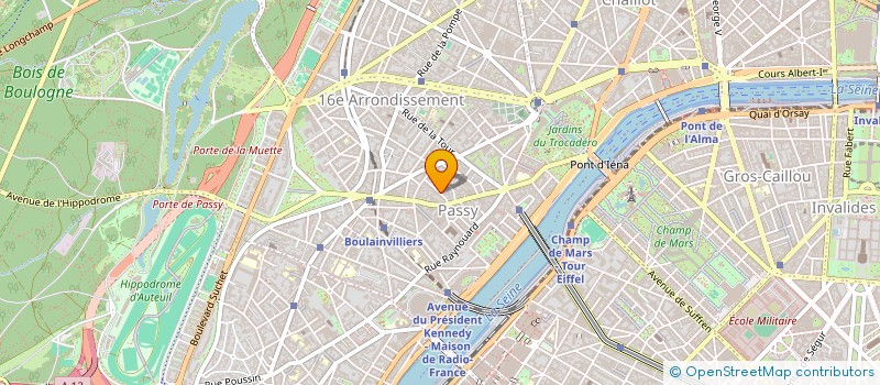 localisation de l'entreprise SOCIETE FONCIERE IMMOBILIERE à PARIS