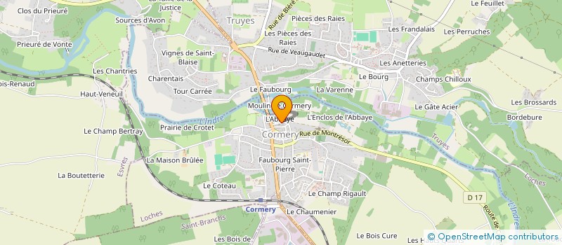 localisation de l'entreprise SOCIETE FONCIERE IMMOBILIERE  CORMERY