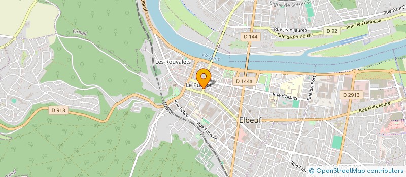 localisation de l'entreprise SOCIETE FONCIERE IMMOBILIERE  ELBEUF