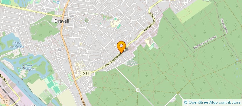localisation de l'entreprise SOCIETE FONCIERE MASSOUTRE à DRAVEIL