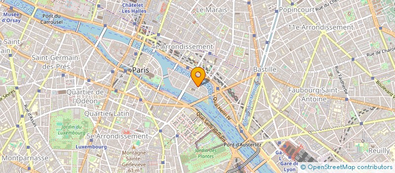 localisation de l'entreprise SOCIETE FONCIERE POULLETIER  PARIS