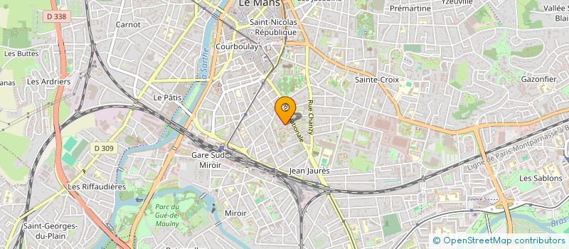localisation de l'entreprise SOCIETE FONCIERE ROGER à LE MANS