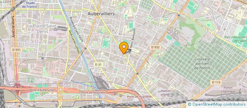 localisation de l'entreprise SOCIETE FONTAINE ENSEIGNES à AUBERVILLIERS