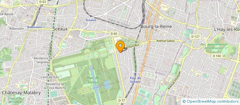 localisation de l'entreprise SOCIETE FONTENELLE à SCEAUX