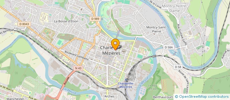localisation de l'entreprise SOCIETE FONTENIT à CHARLEVILLE-MEZIERES