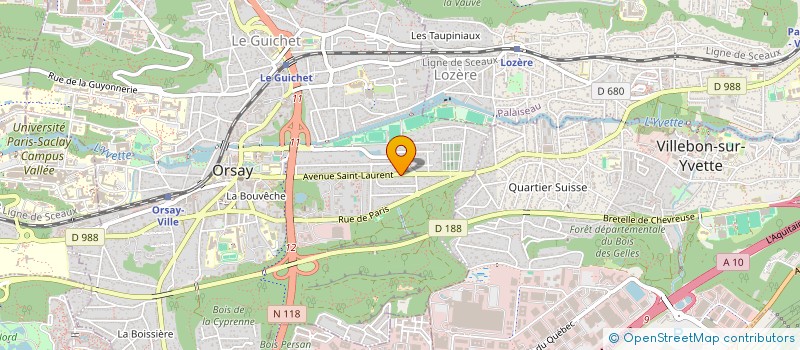localisation de l'entreprise SOCIETE FONTENOISE DE CONSTRUCTION à ORSAY