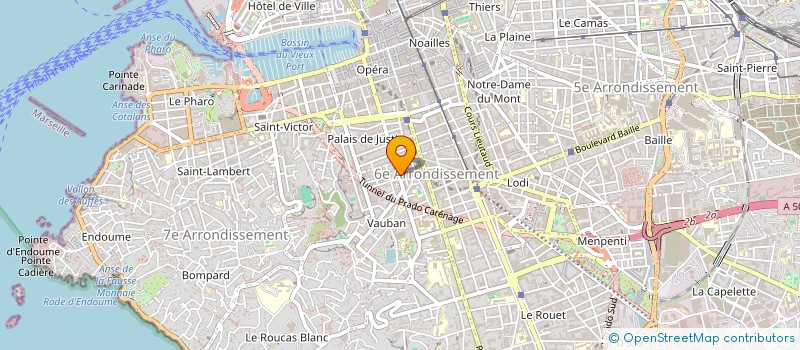 localisation de l'entreprise SOCIETE FORCE HABITAT à MARSEILLE