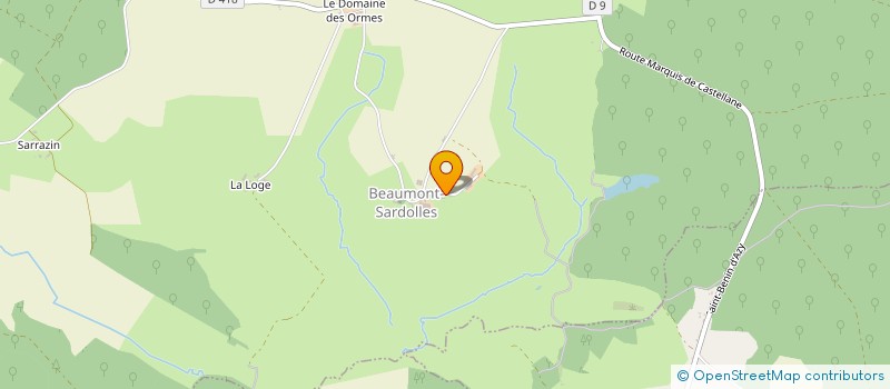 localisation de l'entreprise SOCIETE FORESTIERE DE L'ETANG MICHOT à BEAUMONT-SARDOLLES