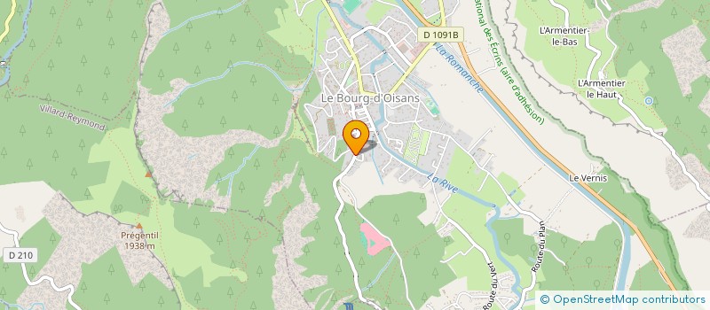 localisation de l'entreprise SOCIETE FORESTIERE DE L OISANS à LE BOURG-D'OISANS