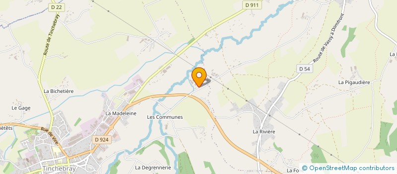 localisation de l'entreprise SOCIETE FORESTIERE DE LA GAUBERDIERE à TINCHEBRAY-BOCAGE