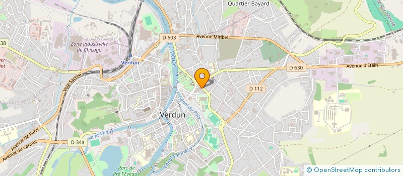 localisation de l'entreprise SOCIETE FORESTIERE DE LA HAUTE CHEVAUCHEE à VERDUN