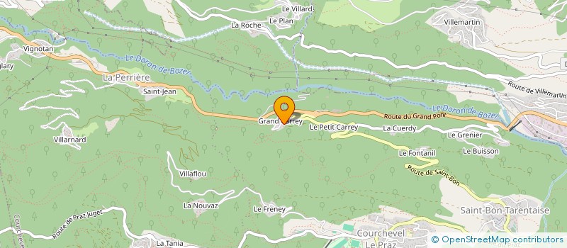 localisation de l'entreprise SOCIETE FORESTIERE DE LA VANOISE à COURCHEVEL