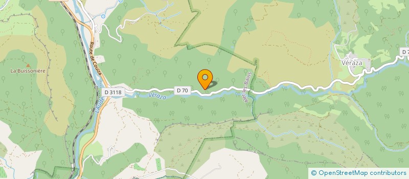 localisation de l'entreprise SOCIETE FORESTIERE DE REBOISEMENT GROUPEMENT FORESTIER LA COURBATIERE  ALET-LES-BAINS