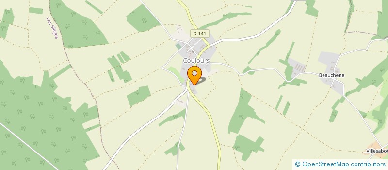 localisation de l'entreprise SOCIETE FORESTIERE DES GAGNEUX à CERISIERS