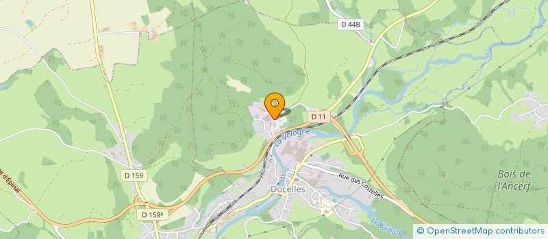 localisation de l'entreprise SOCIETE FORESTIERE DOCELLOISE à DOCELLES