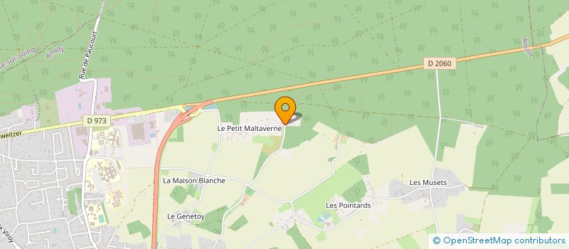 localisation de l'entreprise SOCIETE FORESTIERE REGION CENTRE  AMILLY