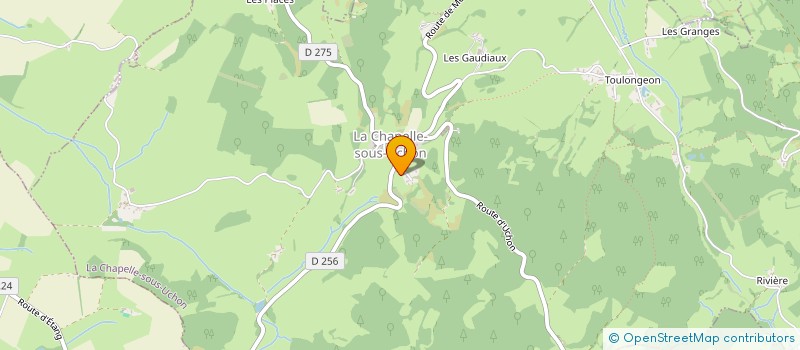 localisation de l'entreprise SOCIETE FORESTIERE RENESSENCE  LA CHAPELLE-SOUS-UCHON