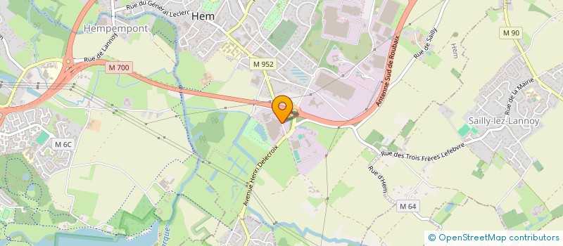 localisation de l'entreprise SOCIETE FORET  HEM