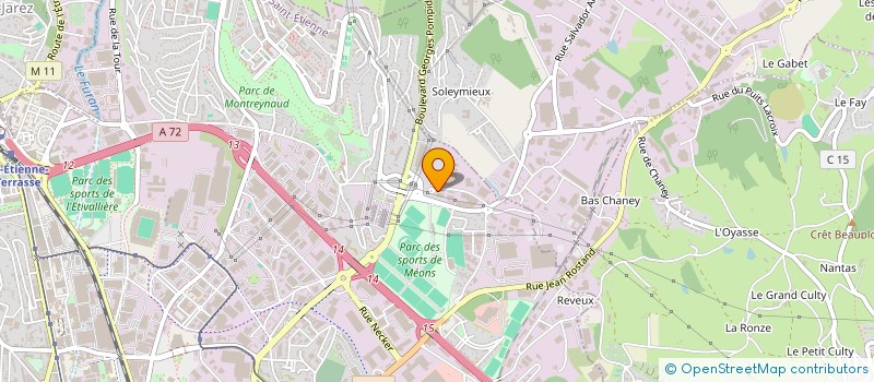 localisation de l'entreprise SOCIETE FOREZIENNE D ETANCHEITE à SAINT-ETIENNE