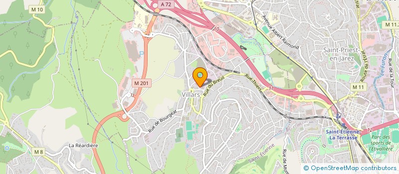 localisation de l'entreprise SOCIETE FOREZIENNE DE MECANIQUE à VILLARS