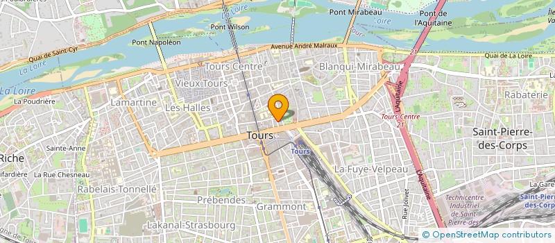 localisation de l'entreprise SOCIETE FORME ET CONFORT  TOURS