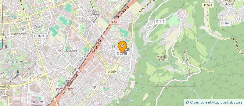 localisation de l'entreprise SOCIETE FORMICHELLI FRERES à SAINT-MARTIN-D'HERES
