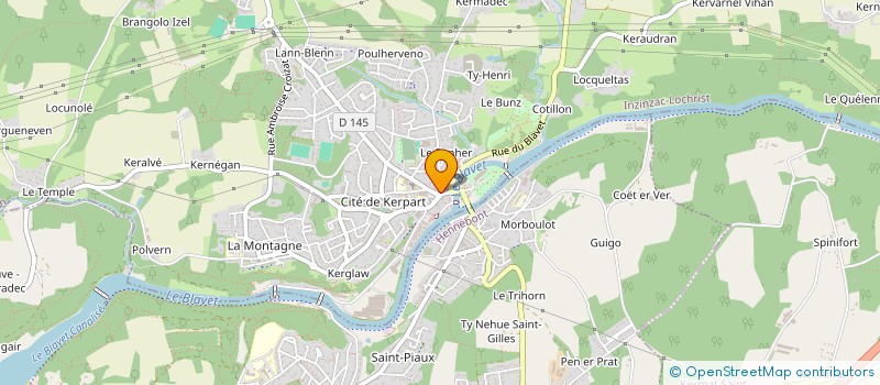 localisation de l'entreprise SOCIETE FOUCHER  INZINZAC-LOCHRIST