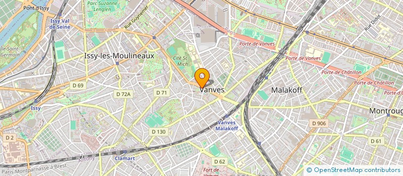 localisation de l'entreprise SOCIETE FOUREZ ET COMPAGNIE à VANVES