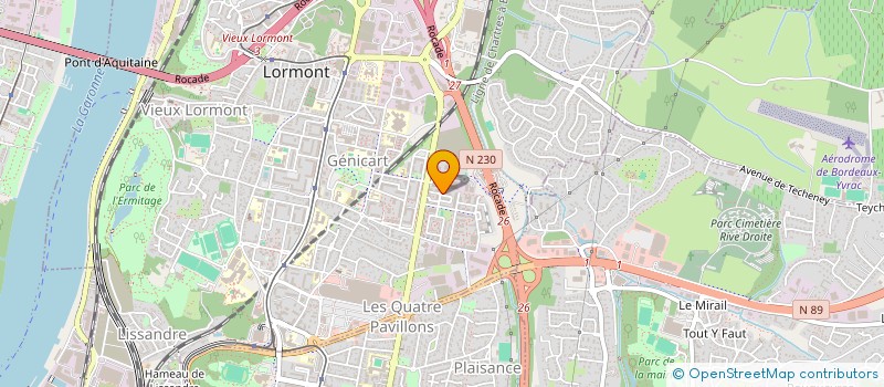 localisation de l'entreprise SOCIETE FOURNIL LES HAUTS DE CARRIET à LORMONT