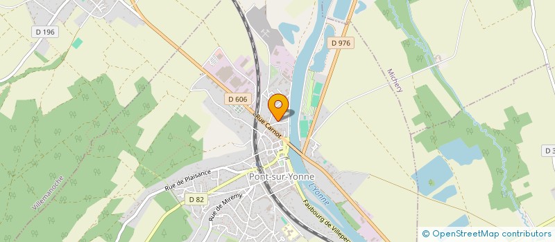 localisation de l'entreprise SOCIETE FRAISSE à PONT-SUR-YONNE