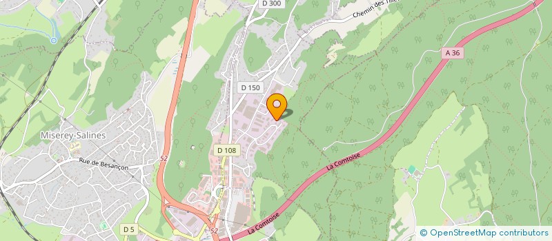 localisation de l'entreprise SOCIETE FRANC-COMTOISE D'EMBALLAGES à CHATILLON LE DUC