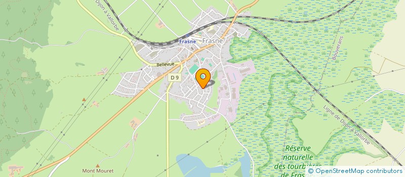 localisation de l'entreprise SOCIETE FRANC COMTOISE DU BATIMENT  FRASNE