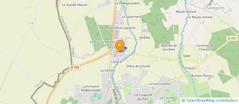 localisation de l'entreprise SOCIETE FRANCAISE ARTISANALE COUTURE à RICHELIEU