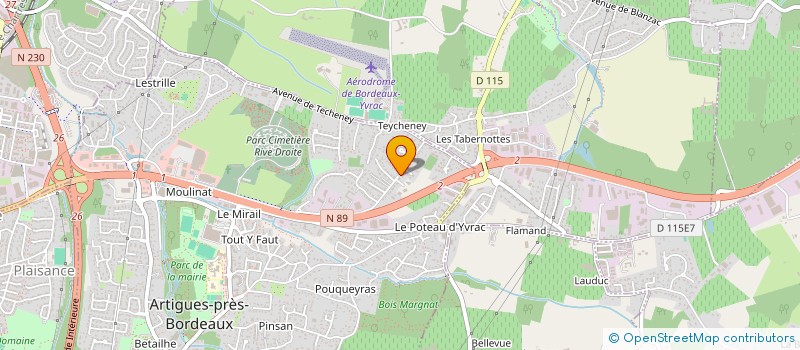 localisation de l'entreprise SOCIETE FRANCAISE CONSTRUCTION à ARTIGUES-PRES-BORDEAUX